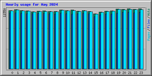 Hourly usage for May 2024
